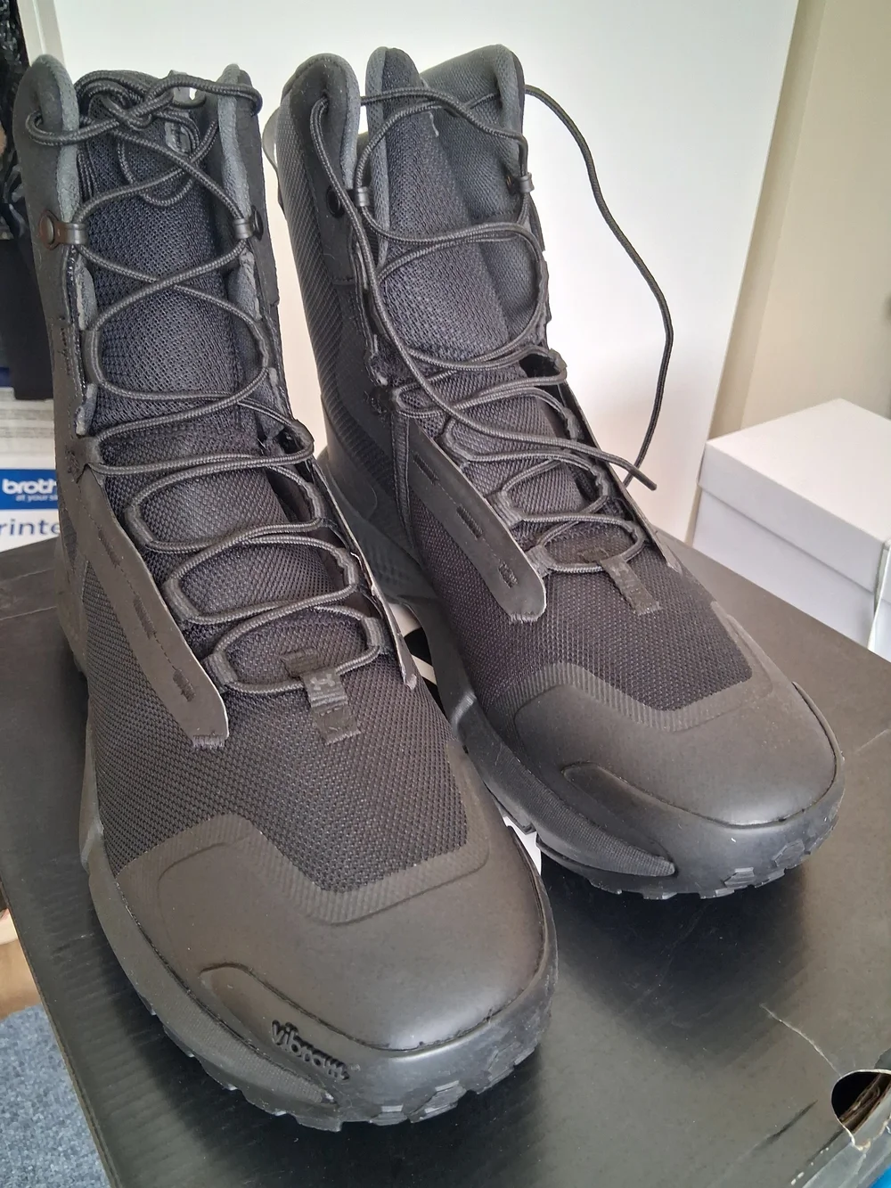 Under Armour Men's US SIZE 13 Black Tactical Lace-Up Boots NEW WITH BOX